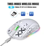 hxsj T90 2.4G Wireless Mechanical Mouse 3