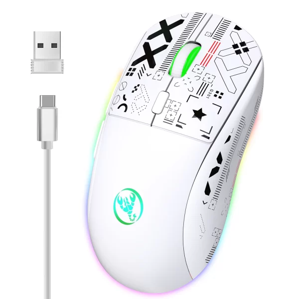 hxsj T90 2.4G Wireless Mechanical Mouse 7