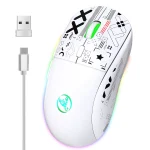 hxsj T90 2.4G Wireless Mechanical Mouse 1