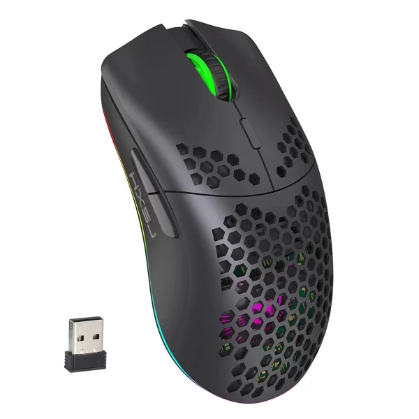 HXSJ T66 RGB 2.4G Wireless Gaming Mouse 7