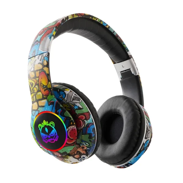 Graffiti Wireless Headsets Bluetooth Headphones 1