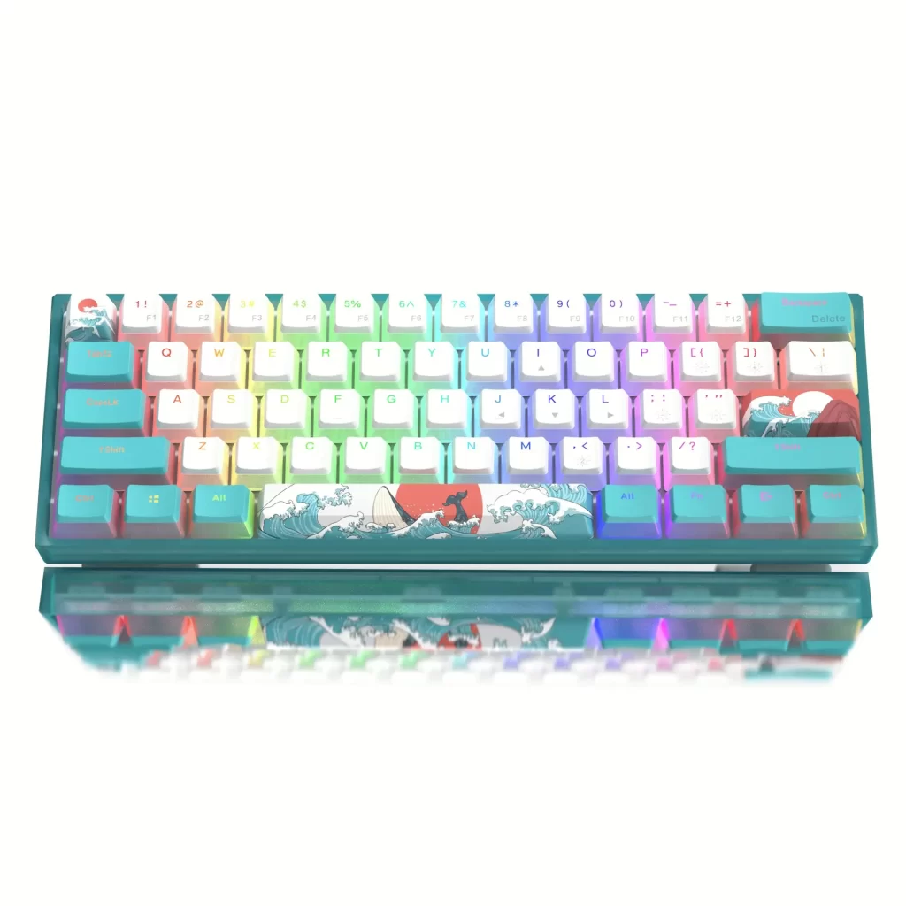 WK61 Mechanical Keyboard RGB Wired Gaming 1