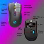 Rechargeable 2.4G Wireless RGB Gaming Mouse 6