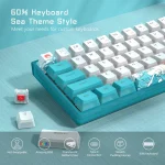 WK61 Mechanical Keyboard RGB Wired Gaming 5