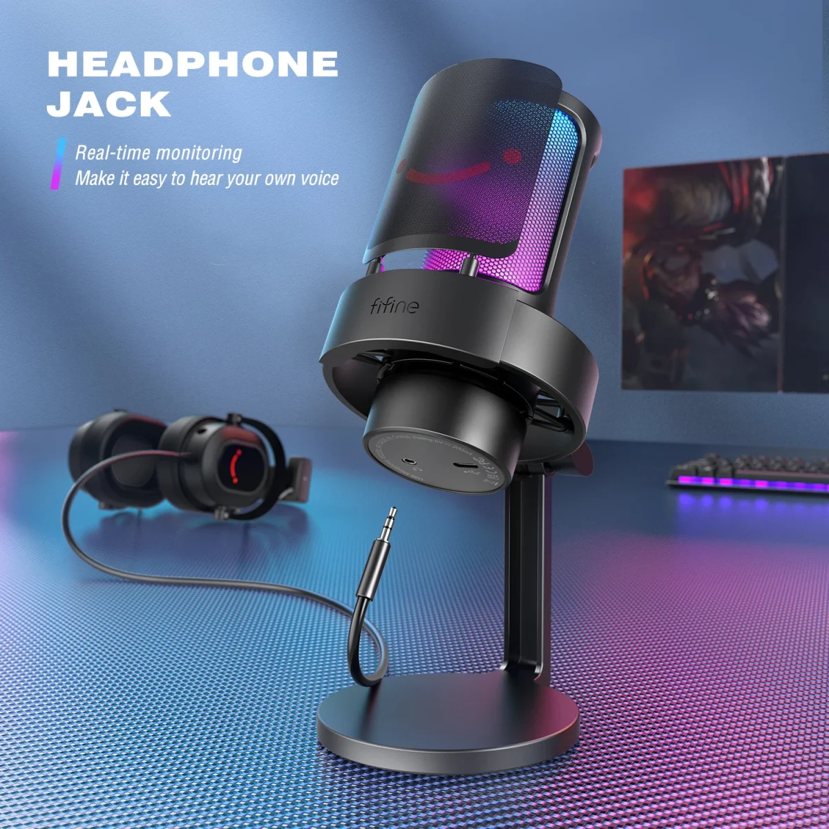 FIFINE USB Microphone for Recording and Streaming on PC 5