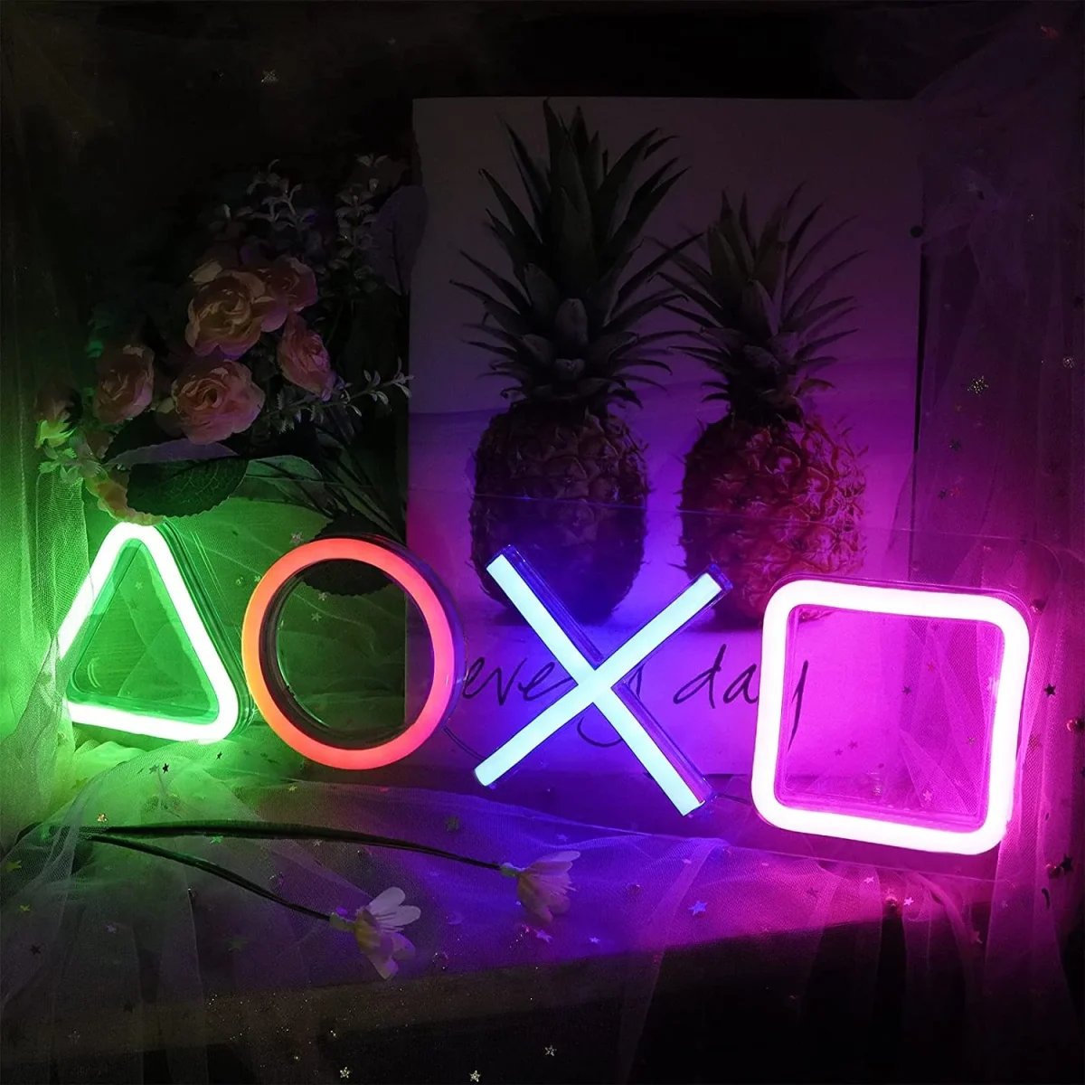 Neon Sign Custom Game Icon Light 3