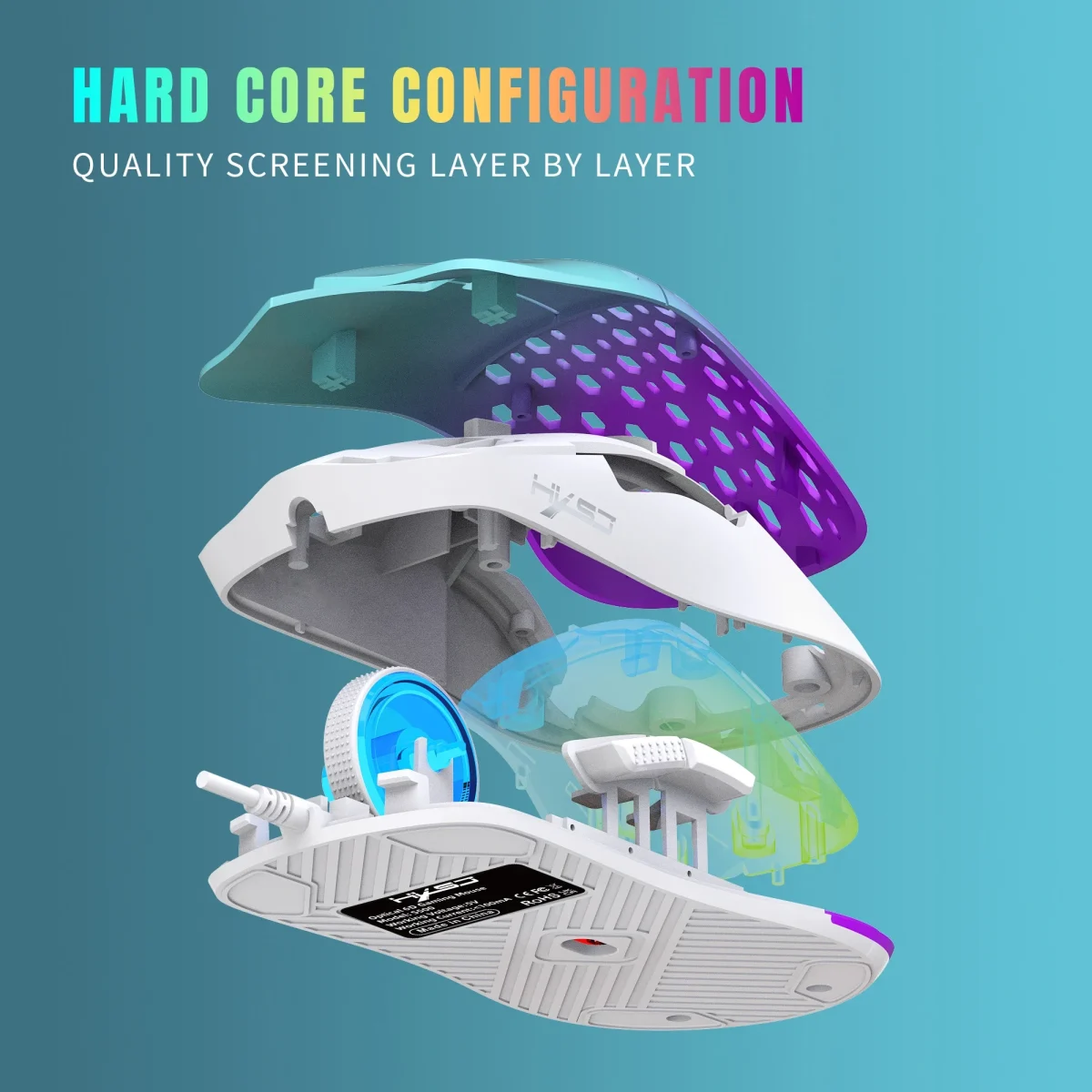 USB Wired Gaming Mouse RGB Gamer 6