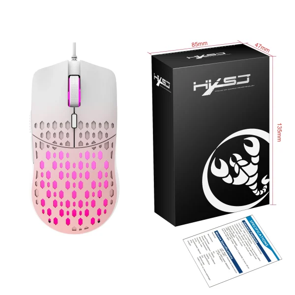 USB Wired Gaming Mouse RGB Gamer 12