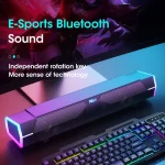 4D Computer Speakers Bluetooth 5.0 Wired Loudspeaker 4