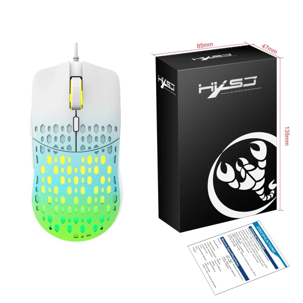 USB Wired Gaming Mouse RGB Gamer 7