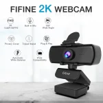 FIFINE 1440p Full HD PC Webcam 2