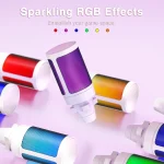 AmpliGame USB Gaming Microphone with Quick Mute,RGB Condenser 5