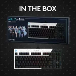 Logitech g pro x kda wired gaming mechanical keyboard 6