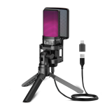 Zealsound RGB USB Condenser Gaming Microphone