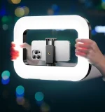 Ring Light Bunny Stand – Selfie & Live Stream Lighting Kit with Reverse Charging 7