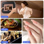 Ring Light Bunny Stand – Selfie & Live Stream Lighting Kit with Reverse Charging 5