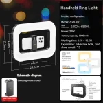 Ring Light Bunny Stand – Selfie & Live Stream Lighting Kit with Reverse Charging 6