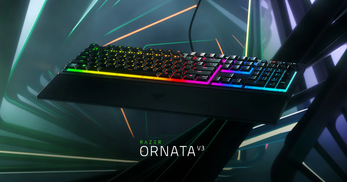 Ergonomic Clicky Gaming Keyboard - Razer Ornata V3 | Razer United States
