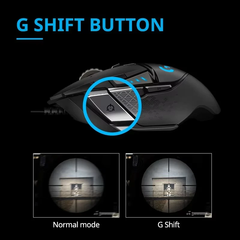 Logitech G502 HERO Wired Gaming Mouse 5 Logitech G502 HERO Wired Gaming Mouse 5