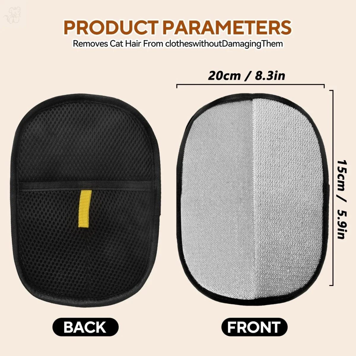 Remove Pet Hair in Seconds – Reusable Grooming & Cleaning Gloves for Dogs & Cats 4