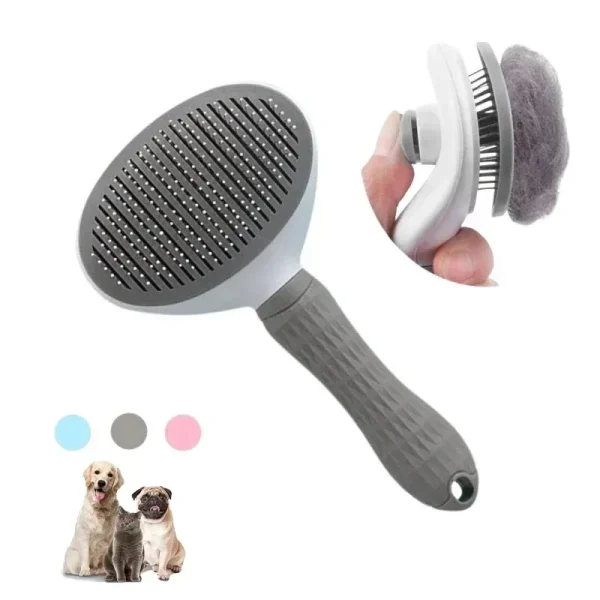 Stop Shedding & Tangles – Stainless Steel Pet Grooming Comb for Dogs & Cats 1