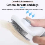 Stop Shedding & Tangles – Stainless Steel Pet Grooming Comb for Dogs & Cats 3