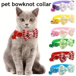 Dress Them With Style — Plaid Cat Collar with Tie Knot 4
