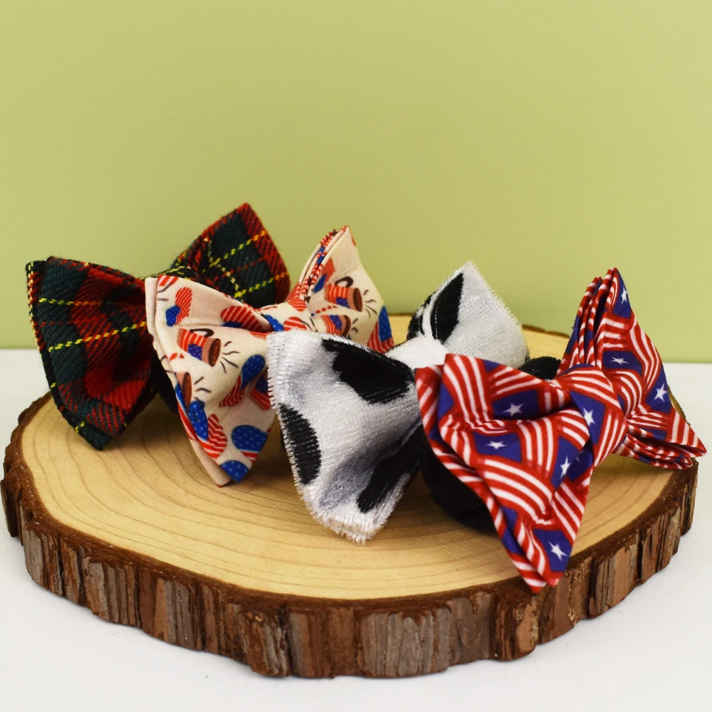 Cat Collar Bowknot Adjustable Safety Personalized pet collar Customized Name Soft 2