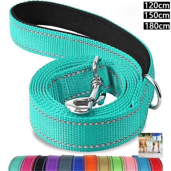 Cats Dogs Harness Collar Lead Strap Night Reflection Dog Pet Towing Rope 1.2/1.5/1.8m Guard Rope Pet Walking Training Leash 1