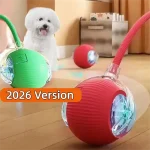 New Dog Interactive Ball Toy,Automatic Rolling Dog Ball Rechargeable,Smart Puppy Interactive Toy,Intelligent Balls Toy for Dogs 1