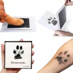 Paw Print Clean Touch Ink Pad, Dog Or Cat Pet Owner Keepsake, DIY Inkless Nose and Pawprint Impression Making Kit 1