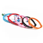 Hot pet cat bell collar dog print cat collar multi-color optional necklace ring cat rope collar pet supplies 4
