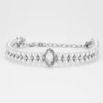 Siamese Kitten Cat Jewelry Collar for Cats Gotas Bling Rhinestones Pearl Pet Necklace Accessories Sphynx Kedi mascotas Collars 3