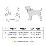 Breathable Dog Harness Leash Bag Set Winter Warm Dog Fur Harnesses Vest Pet Walking Rope With Garbage Bag for Small Medium Dogs 1