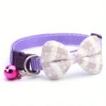 Dress Them With Style — Plaid Cat Collar with Tie Knot 7